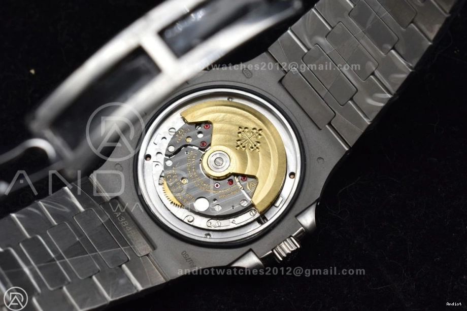 Full 5711 SS A324 Bezel Nautilus Dial Diamonds on TWF Diamonds Bracelet & 0328